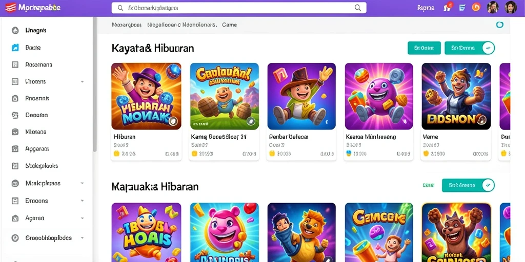 Tampilan antarmuka yang modern dan menarik.