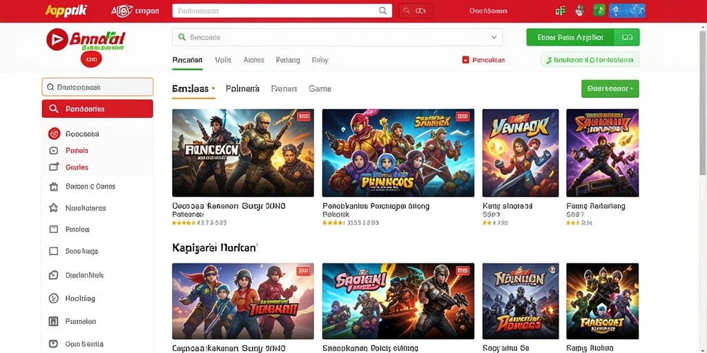 Screenshot menunjukkan tampilan antarmuka yang menarik.
