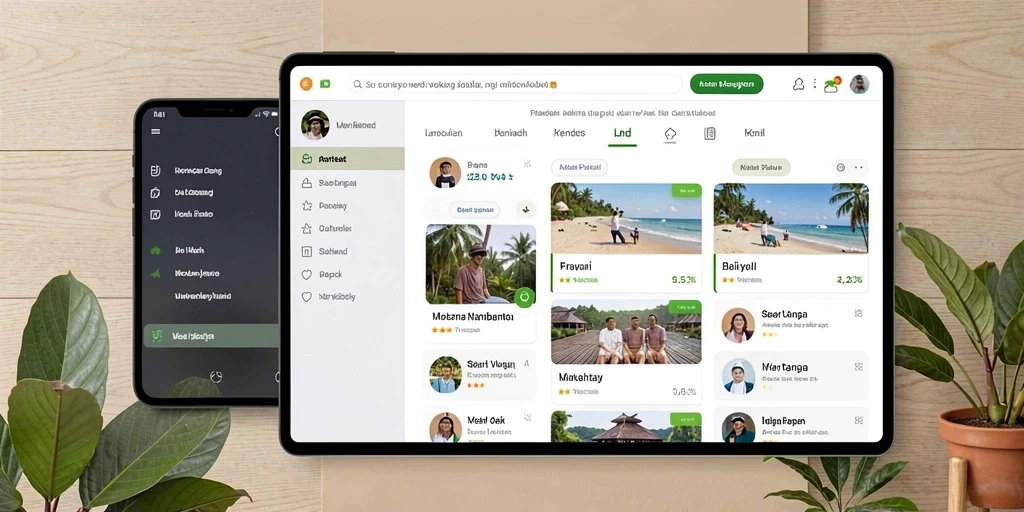 Tampilan antarmuka yang menarik dan user-friendly.