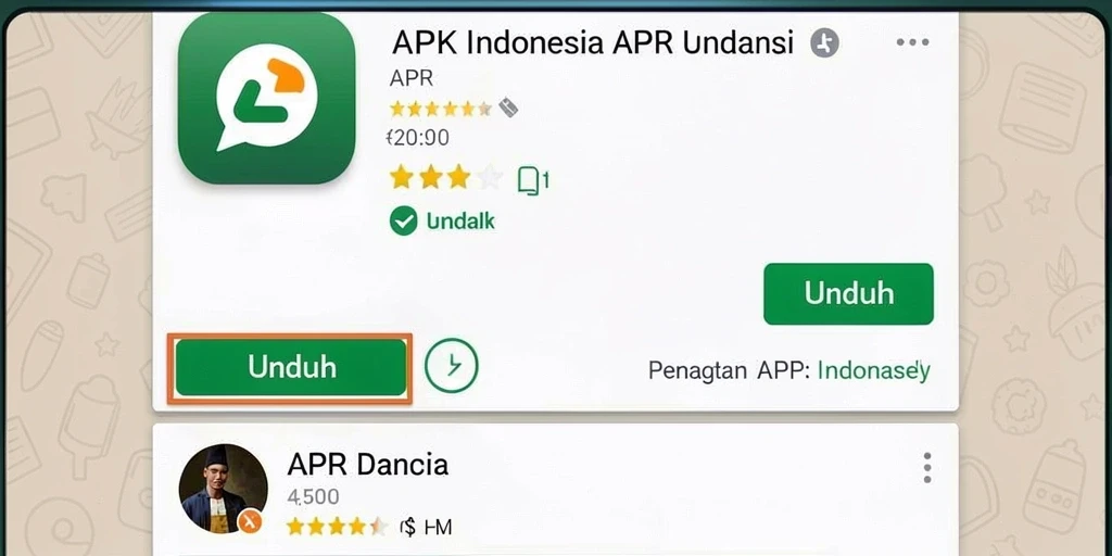 Tampilan antarmuka aplikasi yang ramah pengguna.