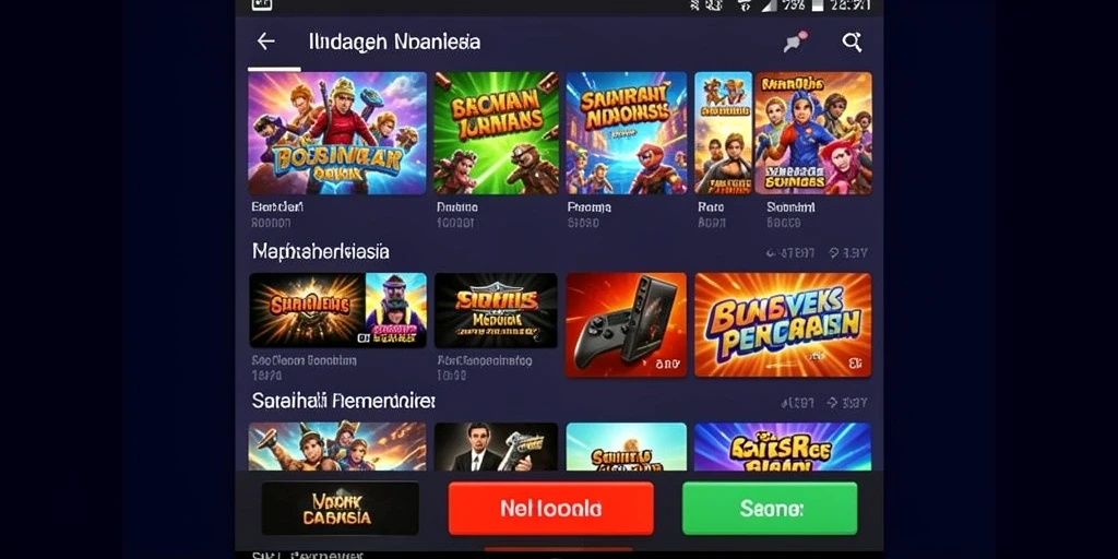 Tampilan awal SPIN707 yang menarik dan mudah digunakan.